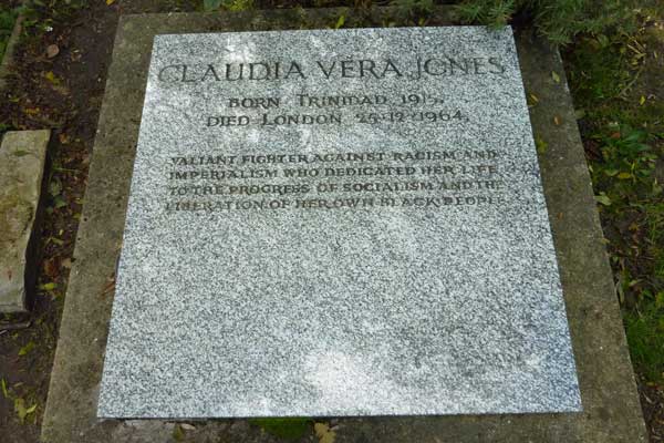Claudia Vera Cumberbatch Gravestone