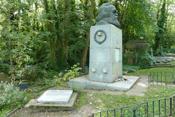 Claudia Vera Jones nee Cumberbatch buried Left of Karl Marx