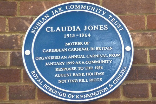 Claudia Vera Cumberbatch - Claudia Jones Memorial Plaque
