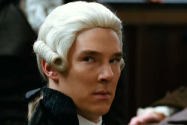 Benedict Cumberbatch as William Pitt The Younger in the film Amazing Grace