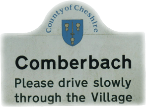 History of Comberbach; Comberbach Village Sign