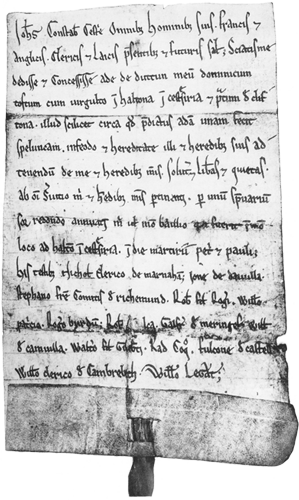 History of Comberbach: Charter of John, constable of Chester