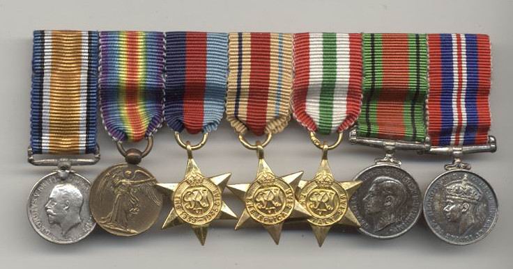 Commander Henry Carlton Cumberbatch Medals