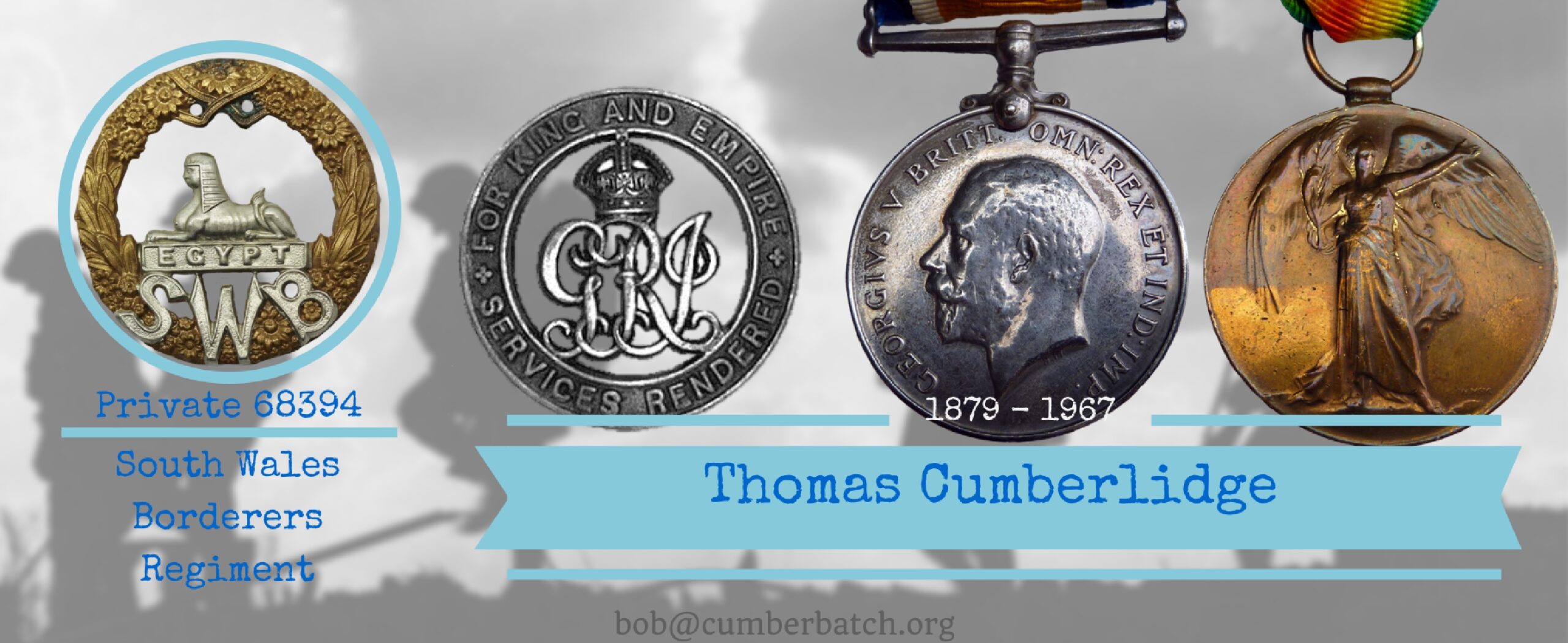 Thomas Cumberlidge Private South Wales Borderers Regiment